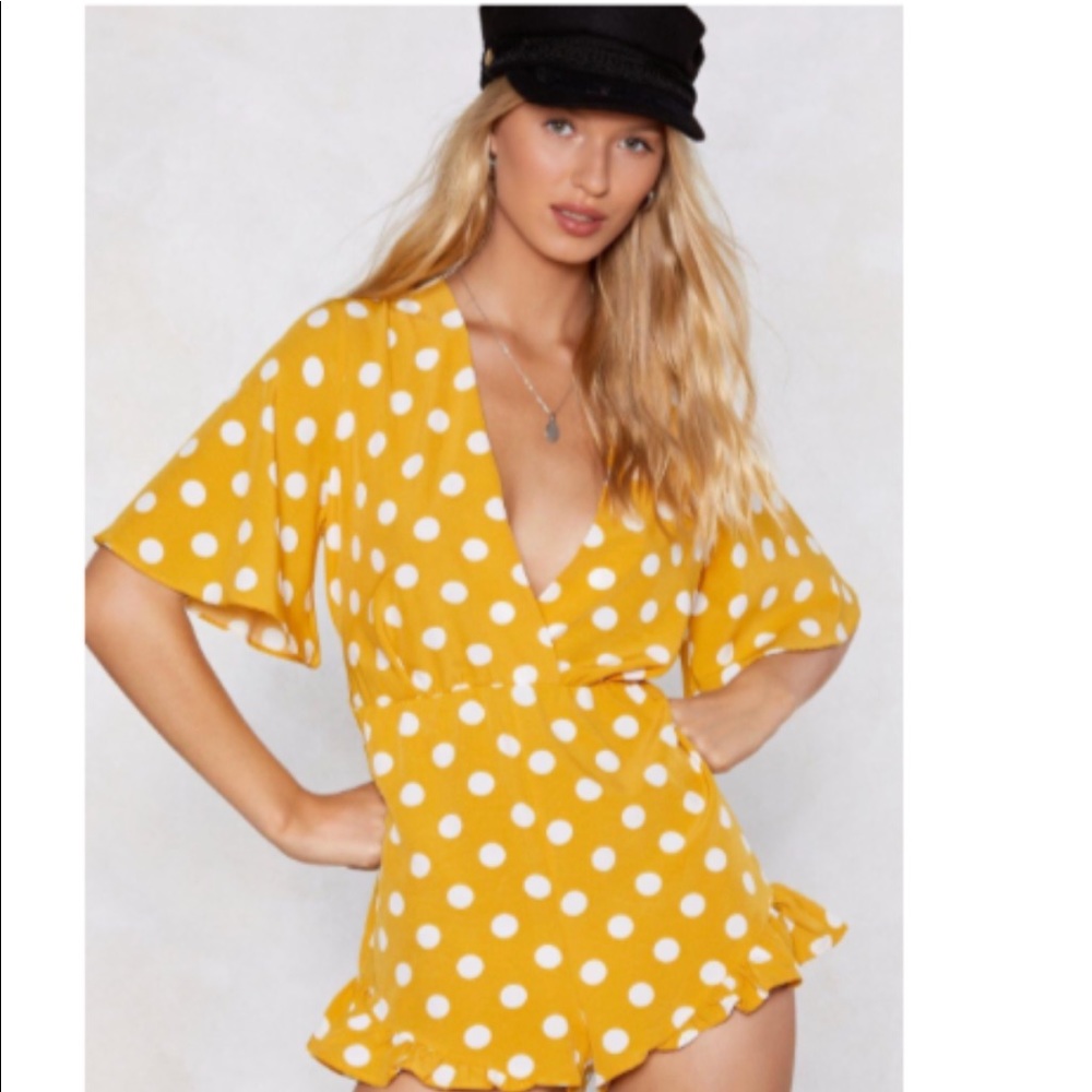 NastyGal PolkaDot Romper